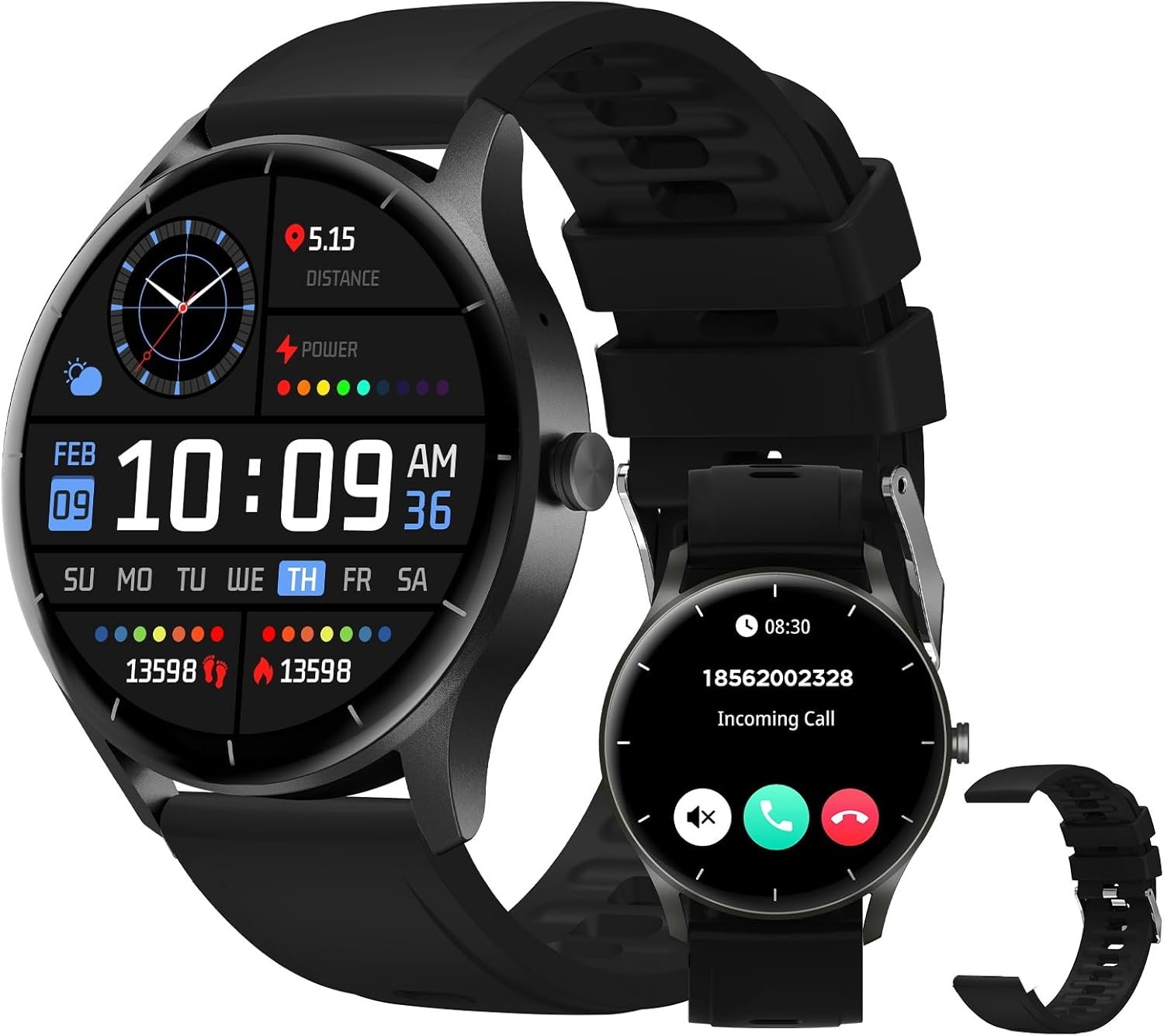 Smartwatch PEJE Relógio com Pulseira Extra